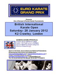 afis British International Karate Open