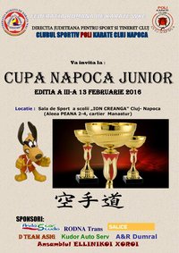 afis Cupa Napoca Junior 2016