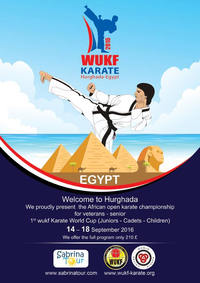 afis  1st WUKF AFRICAN OPEN KARATE CHAMPIONSHIP FOR VETERANS - SENIORS KARATE WORLD CUP FOR CHILDREN, CADETS JUNIORS