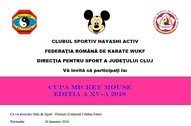 afis CUPA MICKEY MOUSE 2018
