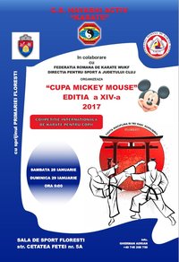 afis CUPA MICKEY MOUSE 2017