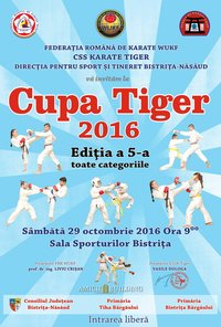 afis Cupa Tiger Bistrita 2016